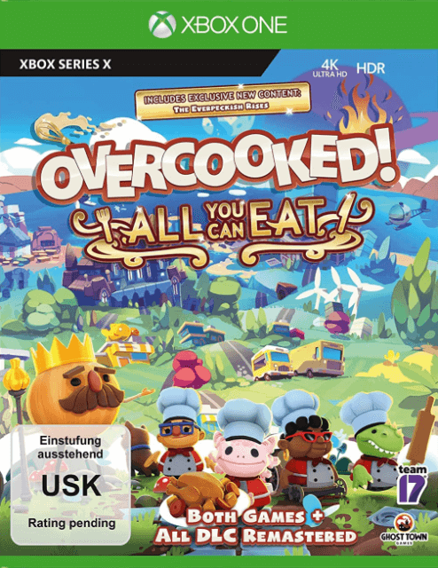 Overcooked! All You Can Eat box art for Xbox Series X